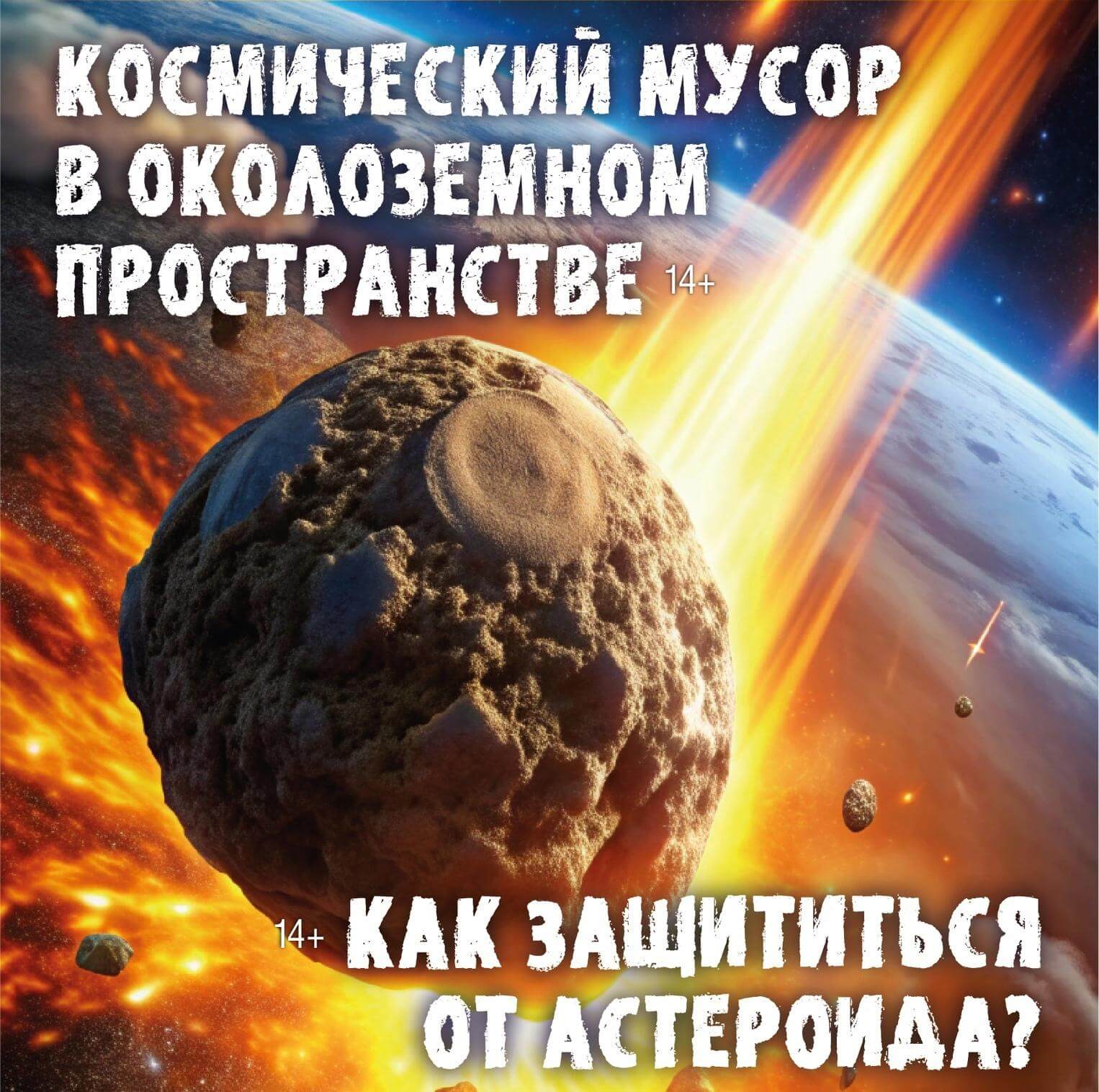 10 и 11 августа | "Космический мусор в околоземном пространстве" и "Как защититься от астероида?" (14+)